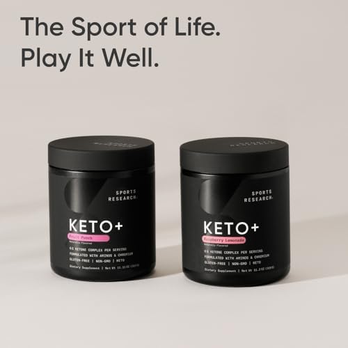 Sports Research® Keto + Exogenous Ketones w/goBHB®, Raspberry Lemonade|B0787X8ZLQ