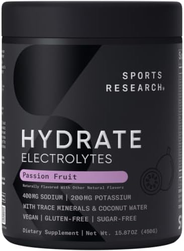 Sports Research® Hydrate Electrolytes, 16 Variety Packets|B0CTLS64RQ