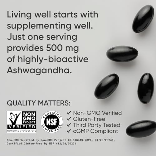 Sports Research® Ashwagandha w/Coconut MCT Oil, 60 Softgels|B0CTYQT78S