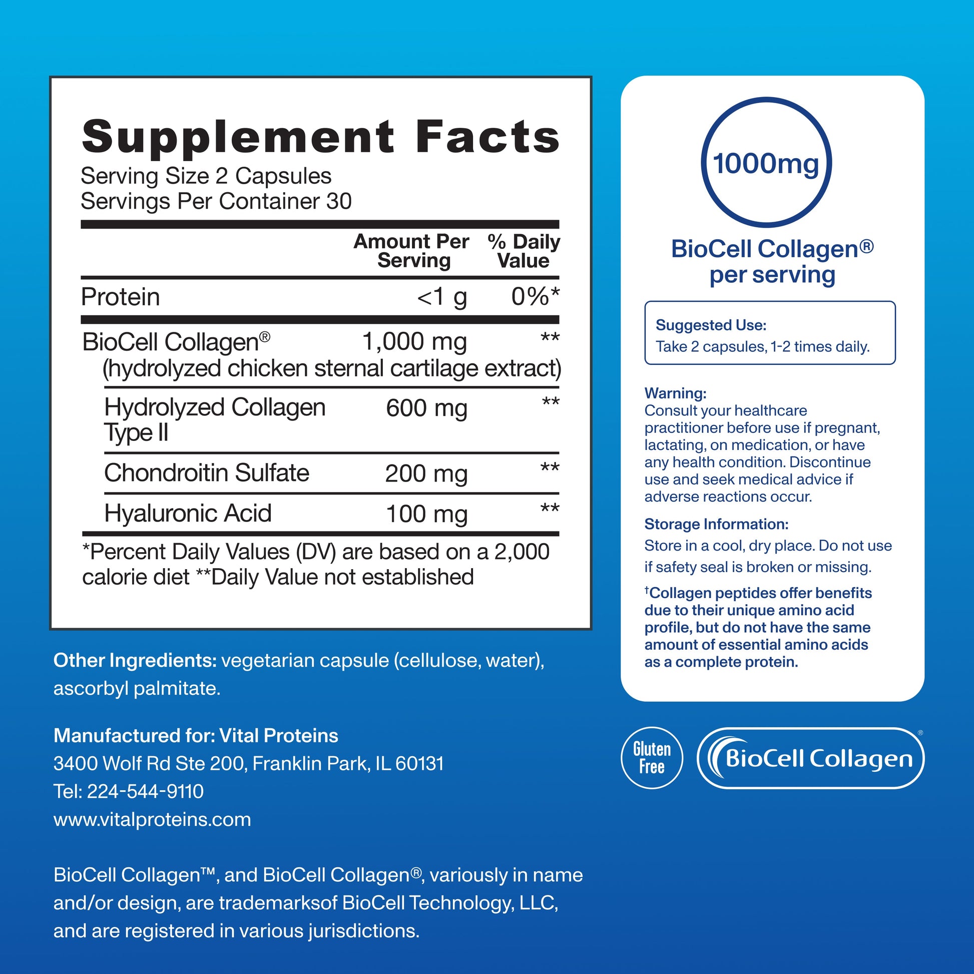 Complejo de Colágeno Mejorado - Vital Proteins
