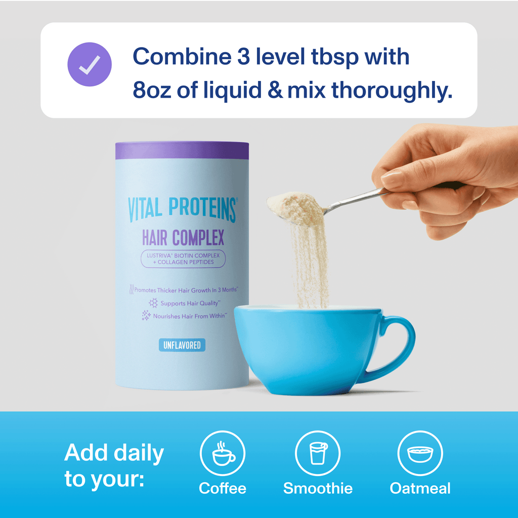 Complejo Capilar - con Complejo de Biotina Lustriva - Vital Proteins