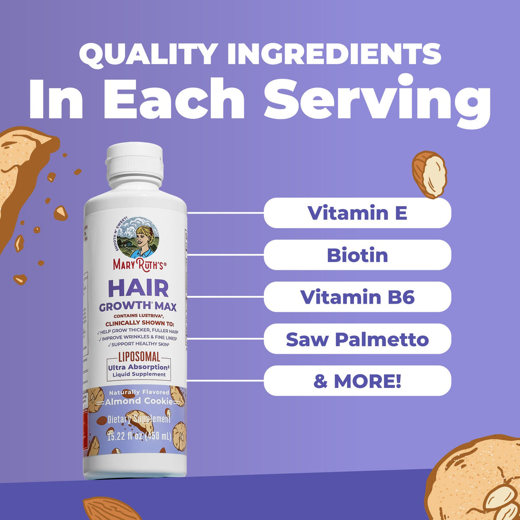 Crecimiento Capilar Max Liposomal - MaryRuth Organics