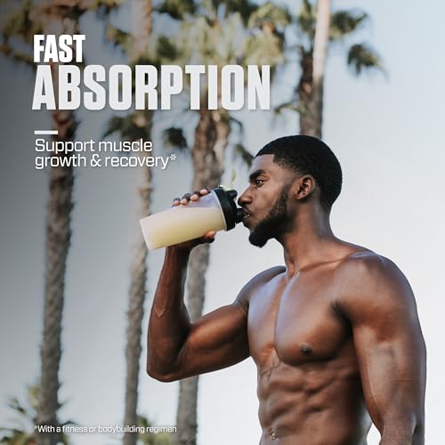 Dymatize ISO100 Whey Protein Powder Isolate, Gourmet Vanilla, 25g of Protein, 5.5g BCAAs, Less Than 120 Cal., Gluten Free, 1g Fat, 1g Sugar, 2g Carb (20 Servings)|B099J2SWXV