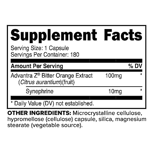 PrimaForce Syneburn Supplement, 180 Capsules – Synephrine from ADVANTRA Z|B0060SZOY8
