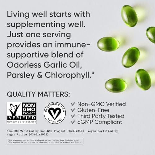 Sports Research® Odorless Garlic Oil, 150 Plantgel™ Capsules|B07NYWGRNT