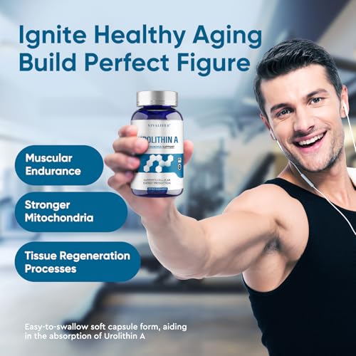 Urolithin A Supplement 2000 mg - 240 Capsules Powerful Antioxidant Protection, Promoting Healthy Aging & Mitochondrial Health and Cell Repair Support for Men & Women|B0DSZXWF9Y