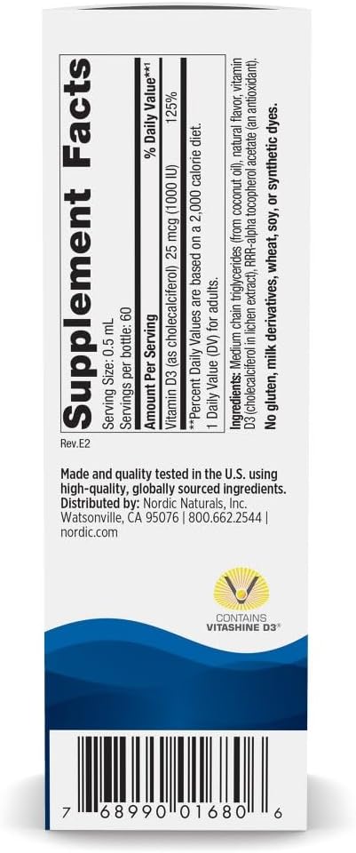 Vitamina D3 Liquida - Nordic Naturals