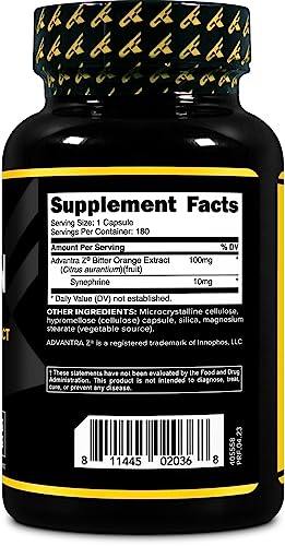 PrimaForce Syneburn Supplement, 180 Capsules – Synephrine from ADVANTRA Z|B0060SZOY8