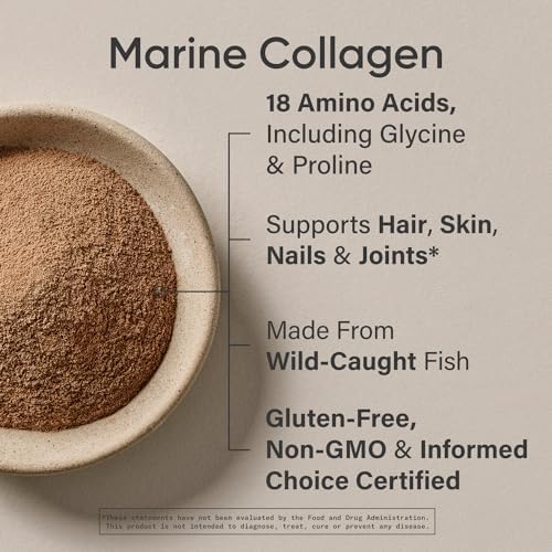 Sports Research® Marine Collagen Peptides Dark Chocolate (15oz)|B0CF44LHB9