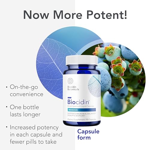 Biocidin Capsules - Biofilm Disruptor - Supports Gut Detox Cleanse, Healthy Microbial Balance, Immune Function & Gut Health - Professional-Grade Herbal Supplement with 18 Botanicals (90 Capsules)|B079VRX4ZY