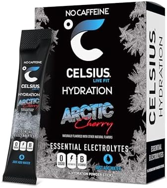 CELSIUS Hydration™ Strawberry Watermelon, Sugar Free Electrolyte Hydration Drink Mix (Pack of 14)|B0DS2WWZZ4