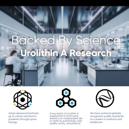 Urolithin A Supplement 2000 mg - 240 Capsules Powerful Antioxidant Protection, Promoting Healthy Aging & Mitochondrial Health and Cell Repair Support for Men & Women|B0DSZXWF9Y