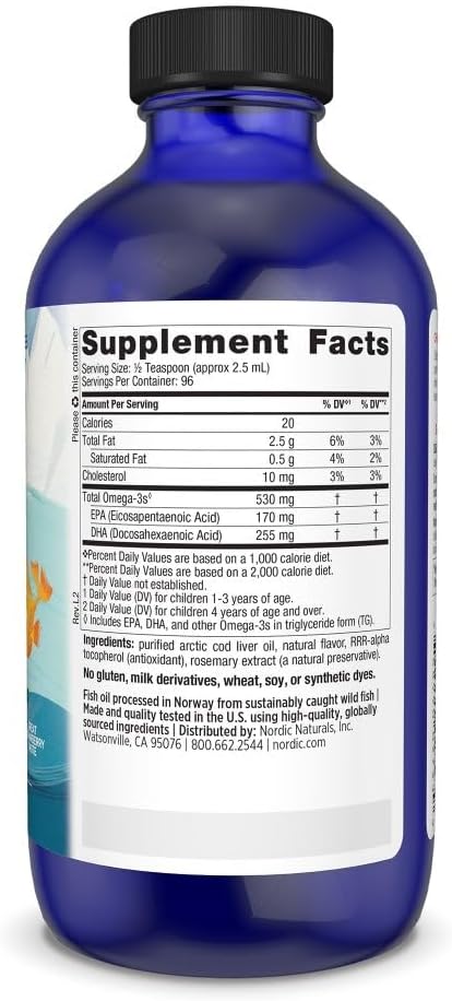 Children’s DHA Liquido Frutilla - Nordic Naturals