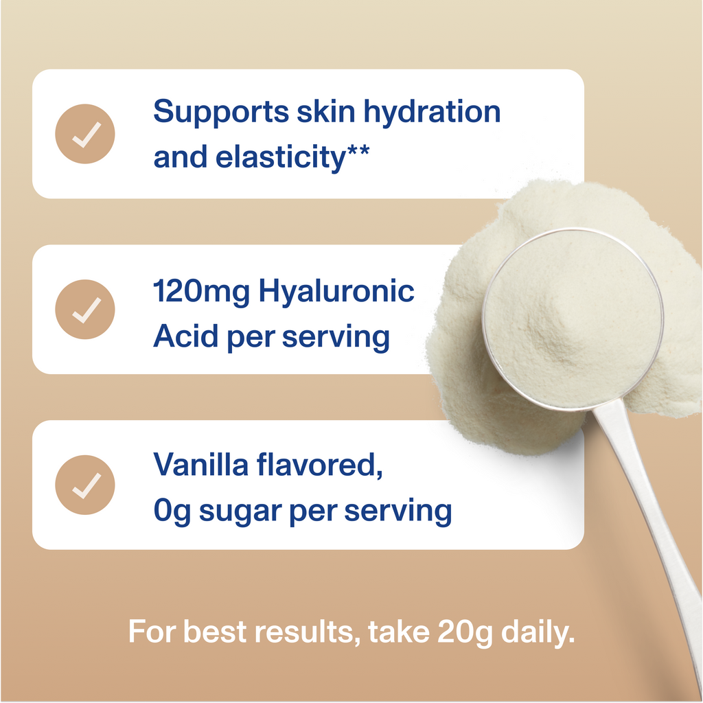 Péptidos de Colágeno Vainilla Avanzados - con Ácido Hialurónico y Vitamina C - Vital Proteins