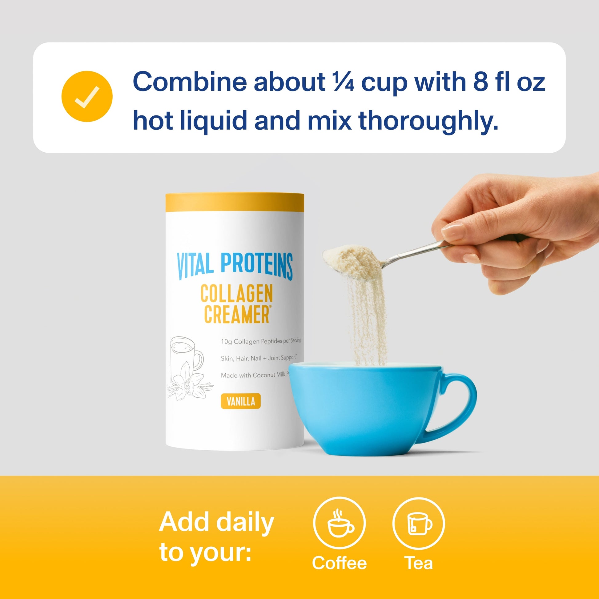 Crema de Colágeno Vainilla - Vital Proteins