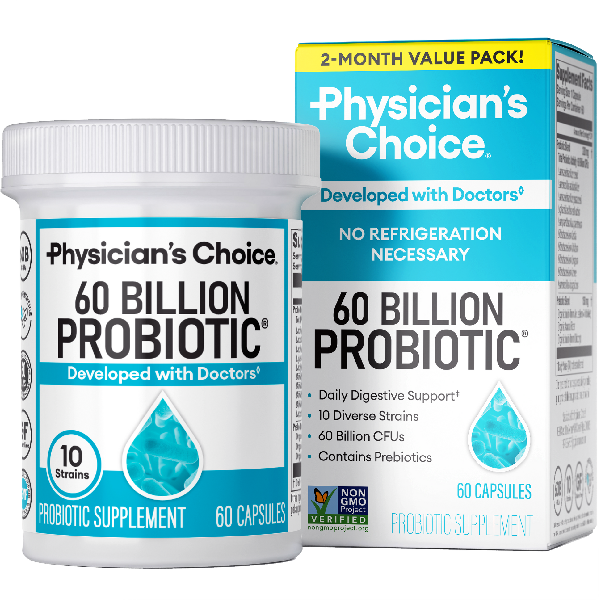 Probiótico 60 Mil Millones - Physician's Choice