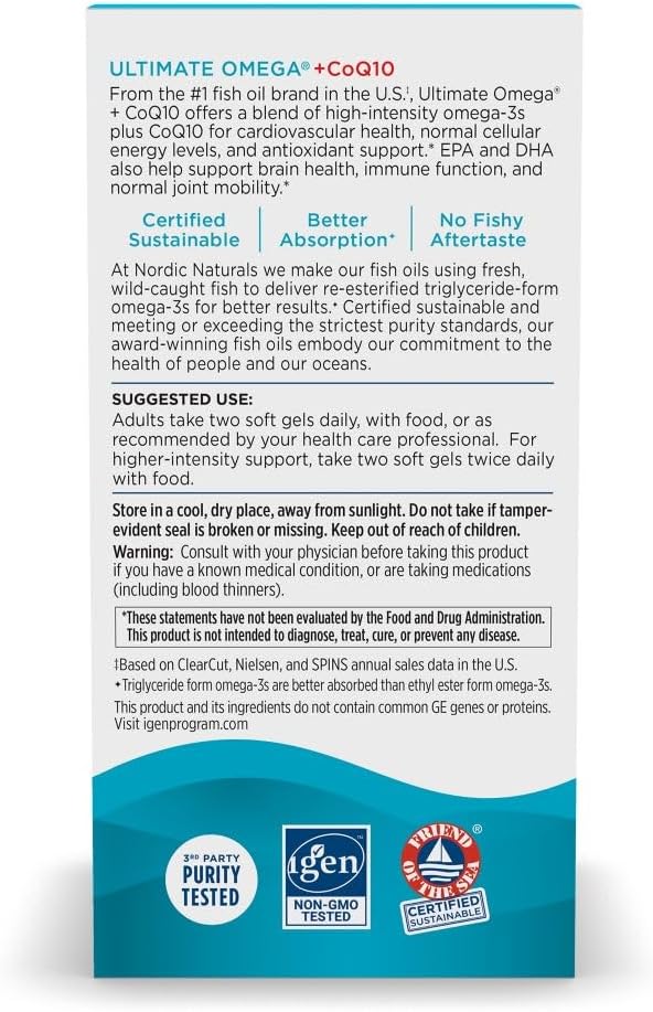 Ultimate Omega + CoQ10 - Nordic Naturals