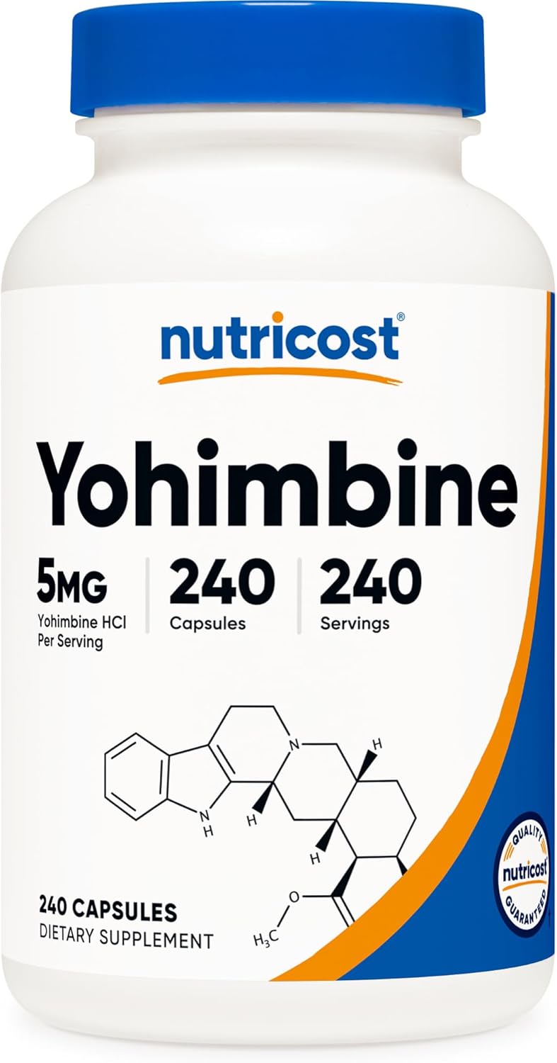 Yohimbina HCL 5 mg - Nutricost