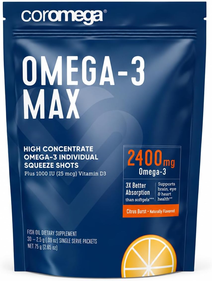 Omega 3 Squeeze Shots - Coromega