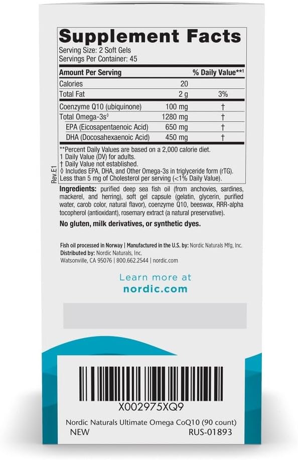 Ultimate Omega + CoQ10 - Nordic Naturals