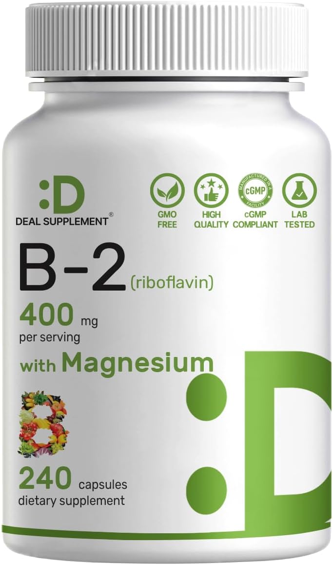 B2 (Riboflavina) + Magnesio - DEAL Supplement