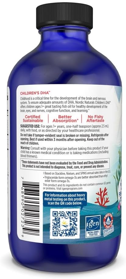 Children’s DHA Liquido Frutilla - Nordic Naturals