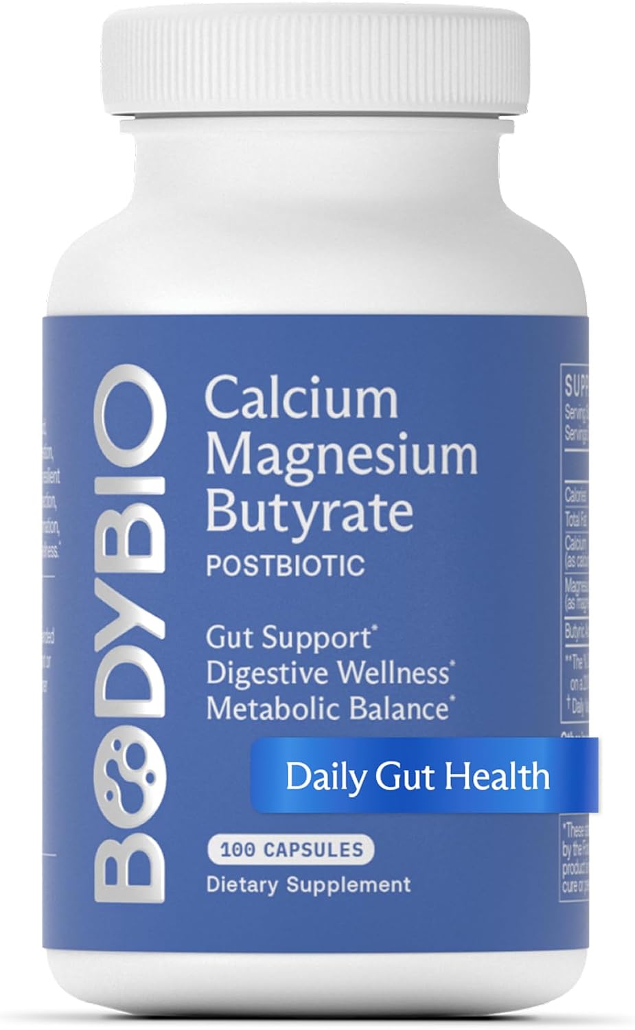 Calcio, Magnesio + ácido butírico - BodyBio