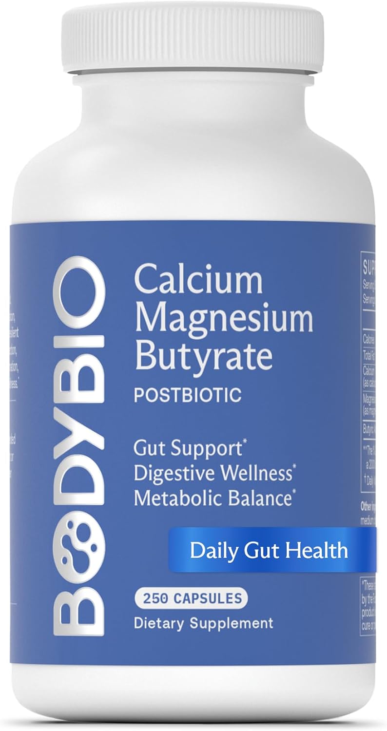 Calcio, Magnesio + ácido butírico - BodyBio