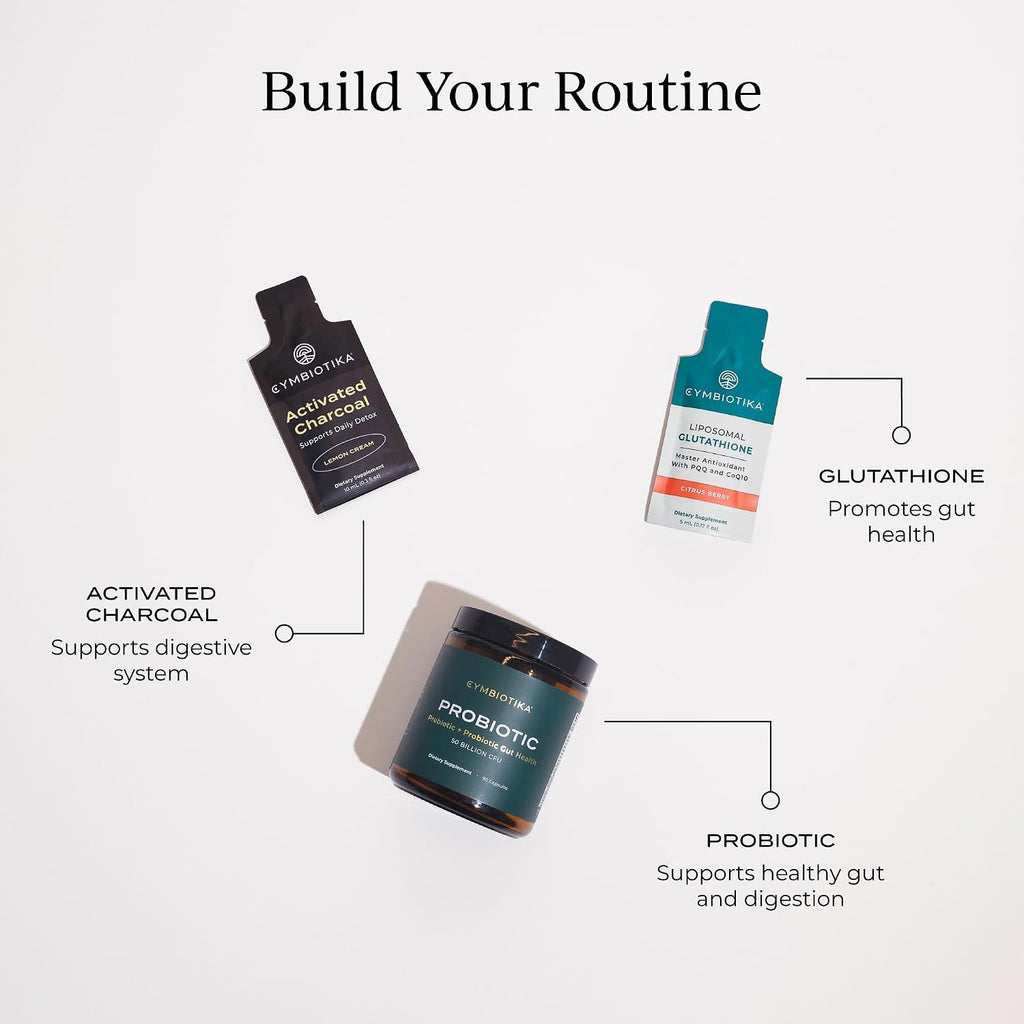 Probiótico + Prebiótico 50 Billion CFU Apoyo inmunológico, salud digestiva y equilibrio intestinal - CYMBIOTIKA