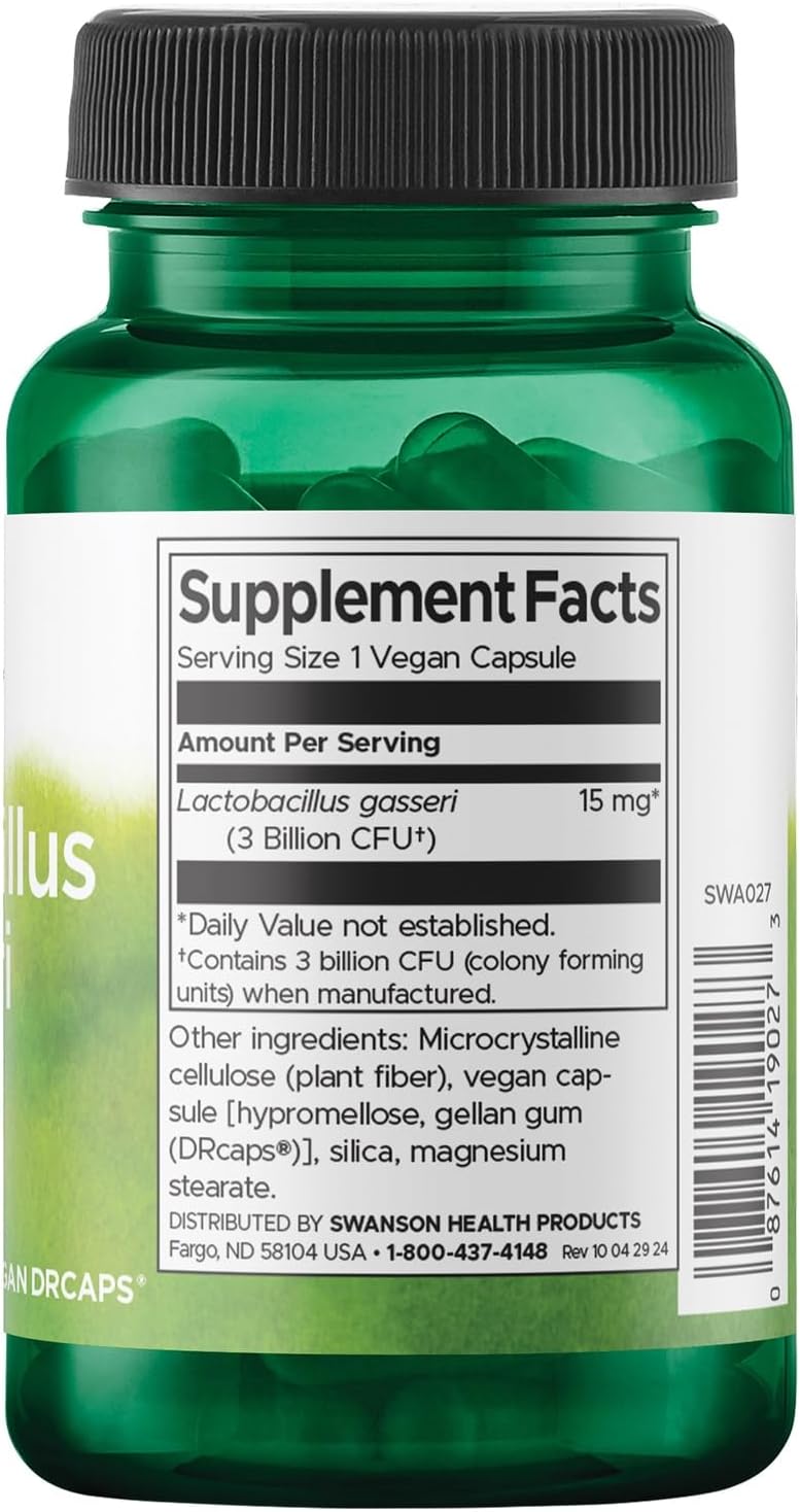 Probiótico Lactobacillus Gasseri - Swanson