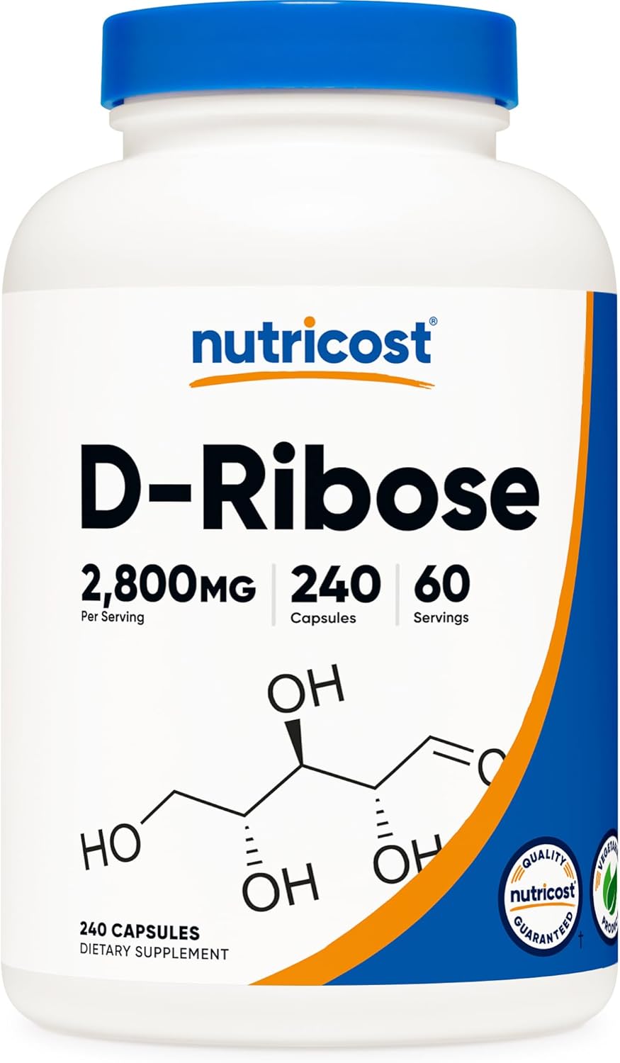 D Ribosa en capsulas - Nutricost