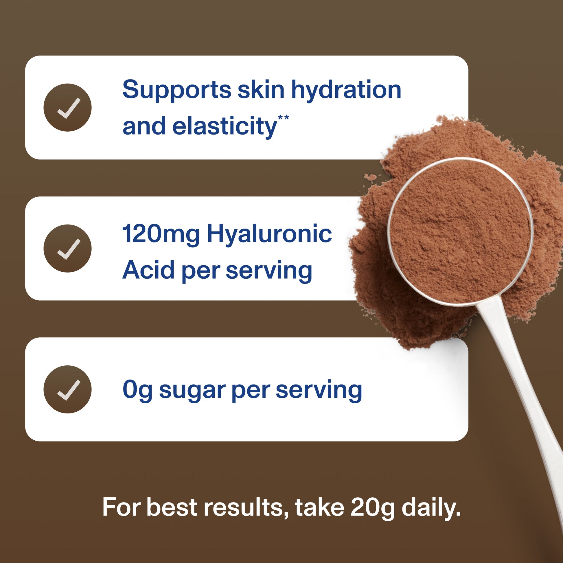 Péptidos de Colágeno Chocolate Avanzados - con Ácido Hialurónico y Vitamina C - Vital Proteins
