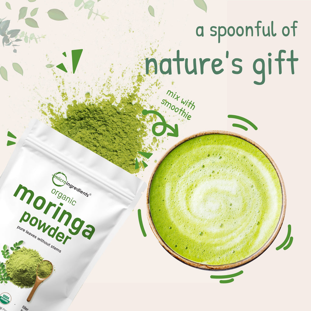 Polvo de Hoja de Moringa Orgánica - Micro Ingredients
