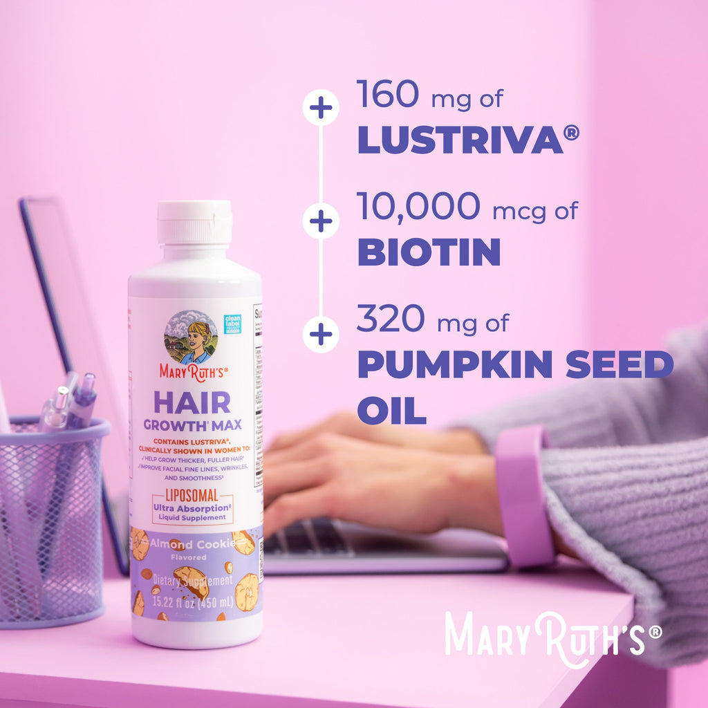 Crecimiento Capilar Max Liposomal - MaryRuth Organics