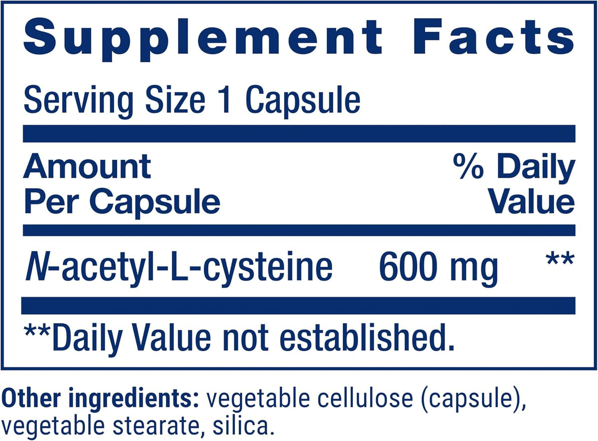 NAC 600mg – Life Extension