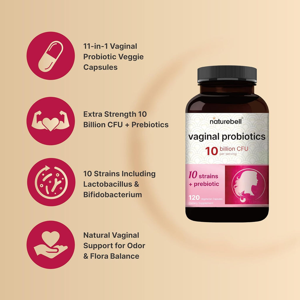Probióticos Vaginales 10 Mil Millones UFC - NatureBell
