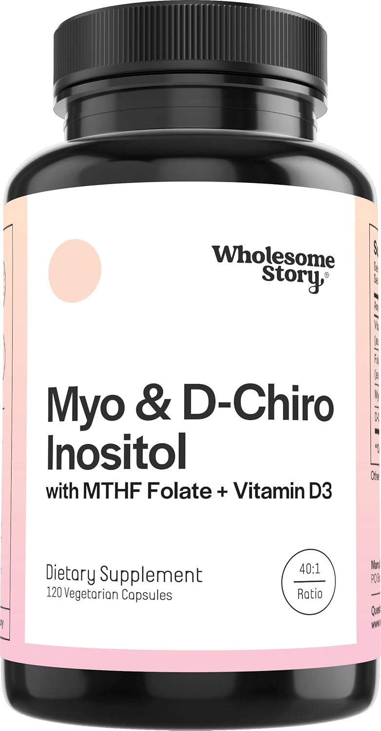 Myo-inositol y D-Chiro inositol con MTHF y D3 - Wholesome Story