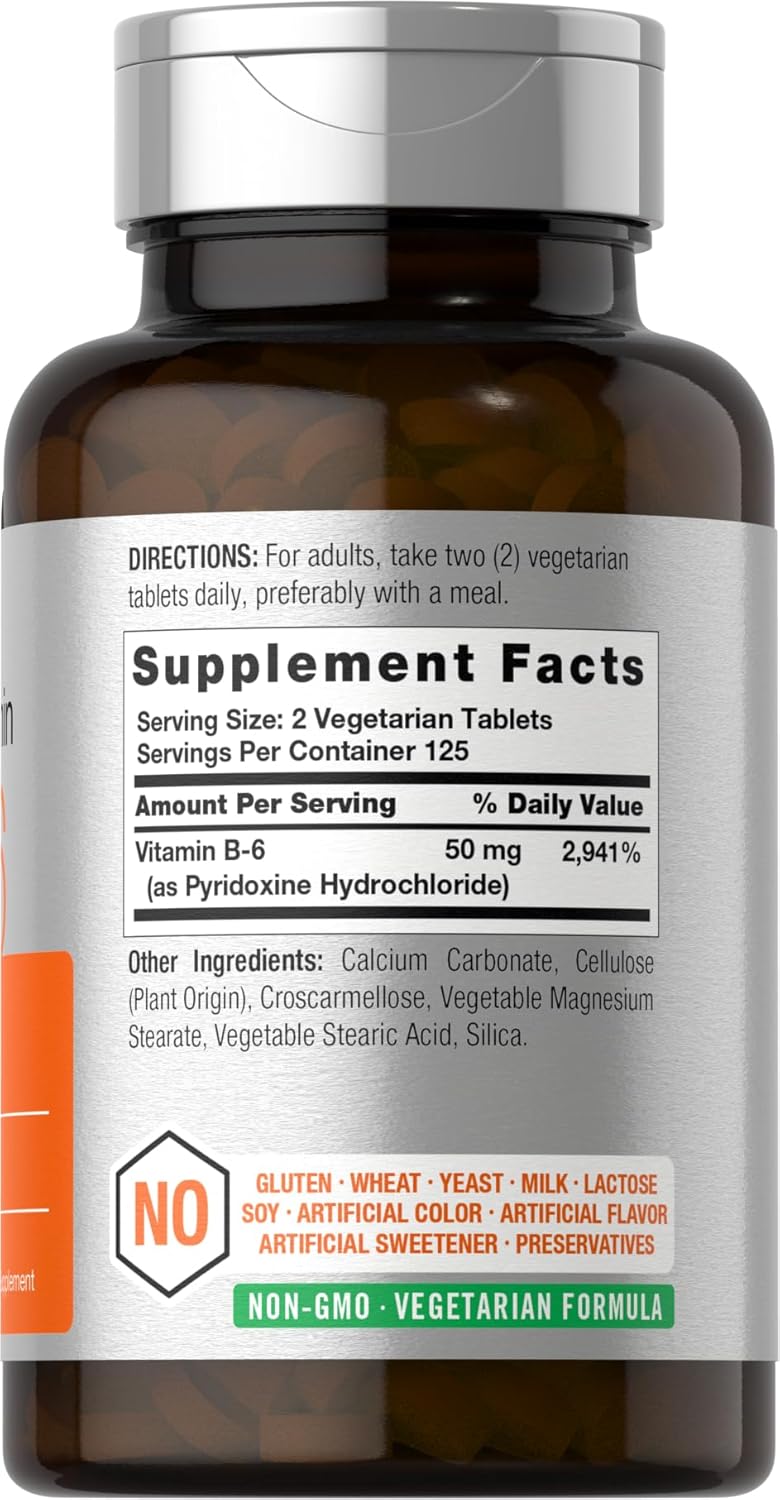 Vitamina B6 50mg - Horbäach