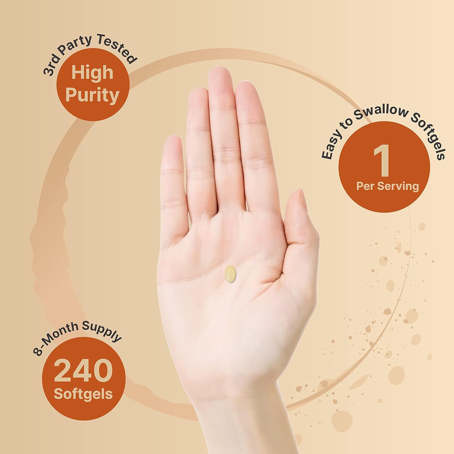 Vitamina D3 K2 con Aceite de Coco - NatureBell ⚡