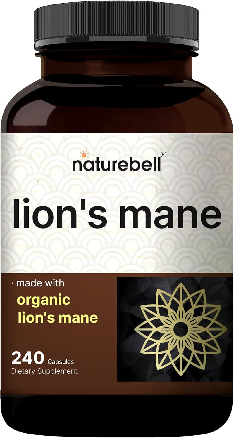 Melena de León 9000 mg por porción – 240 Cápsulas – NatureBell