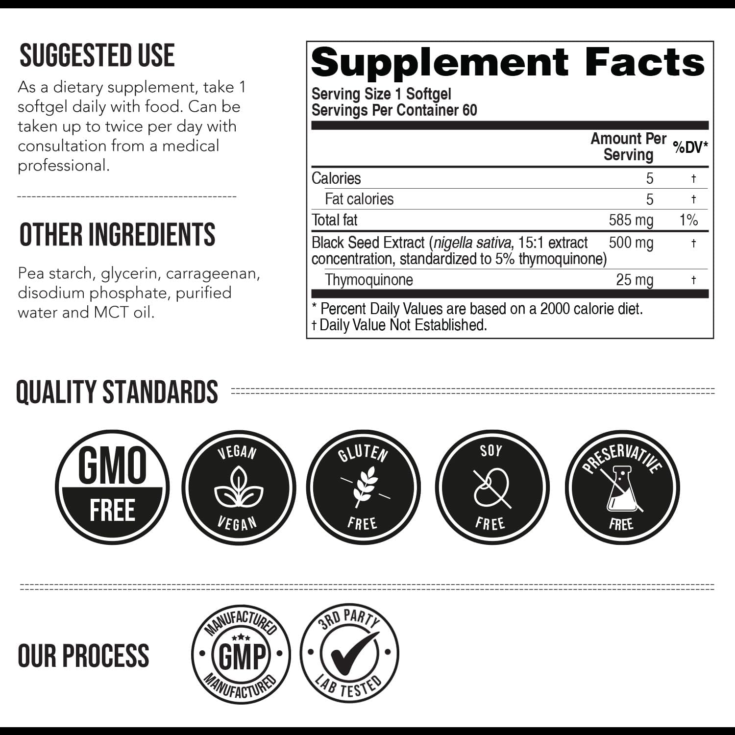 Black Seed Oil 5% Timoquinona - Triquetra