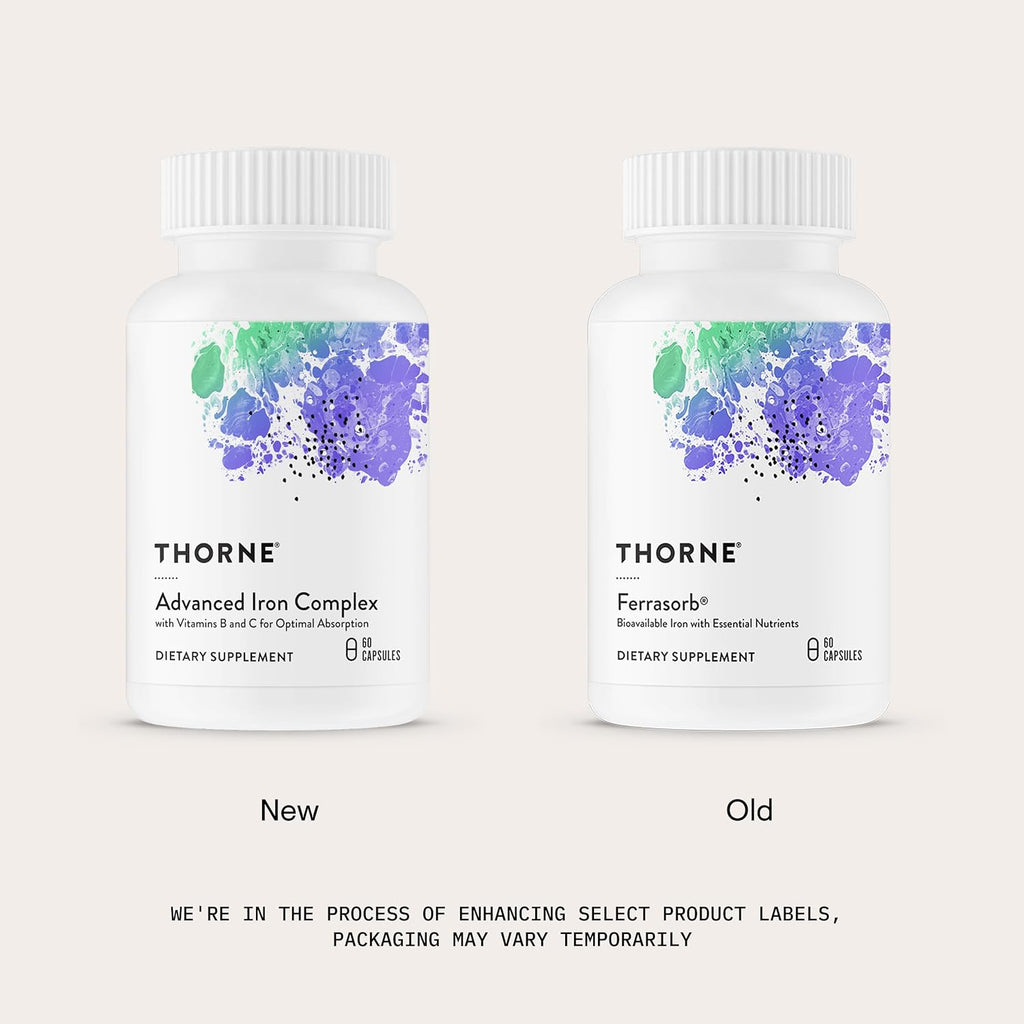 Complejo de hierro avanzado + Nutrientes (Ferrasorb) – Thorne