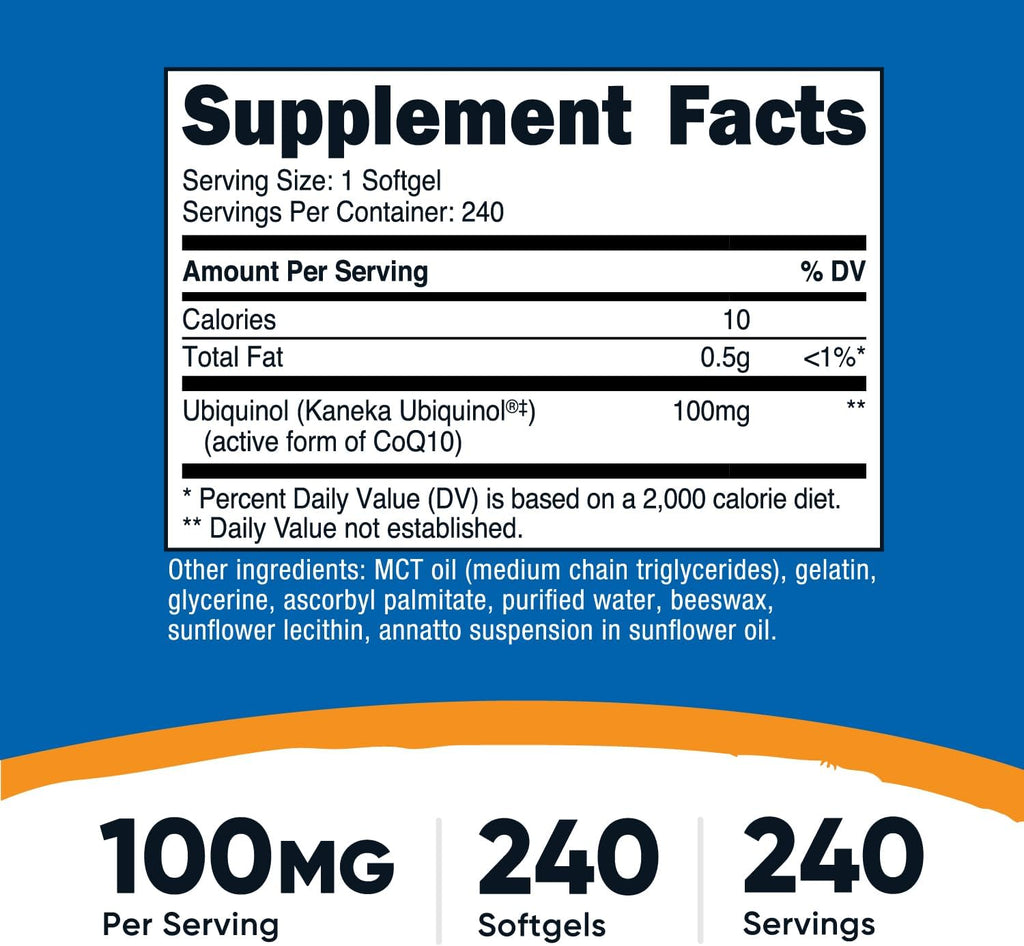 Ubiquinol - Nutricost