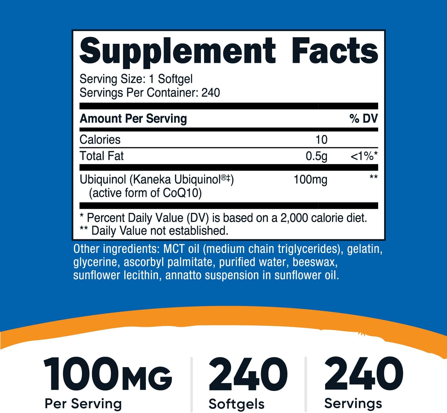 Ubiquinol - Nutricost