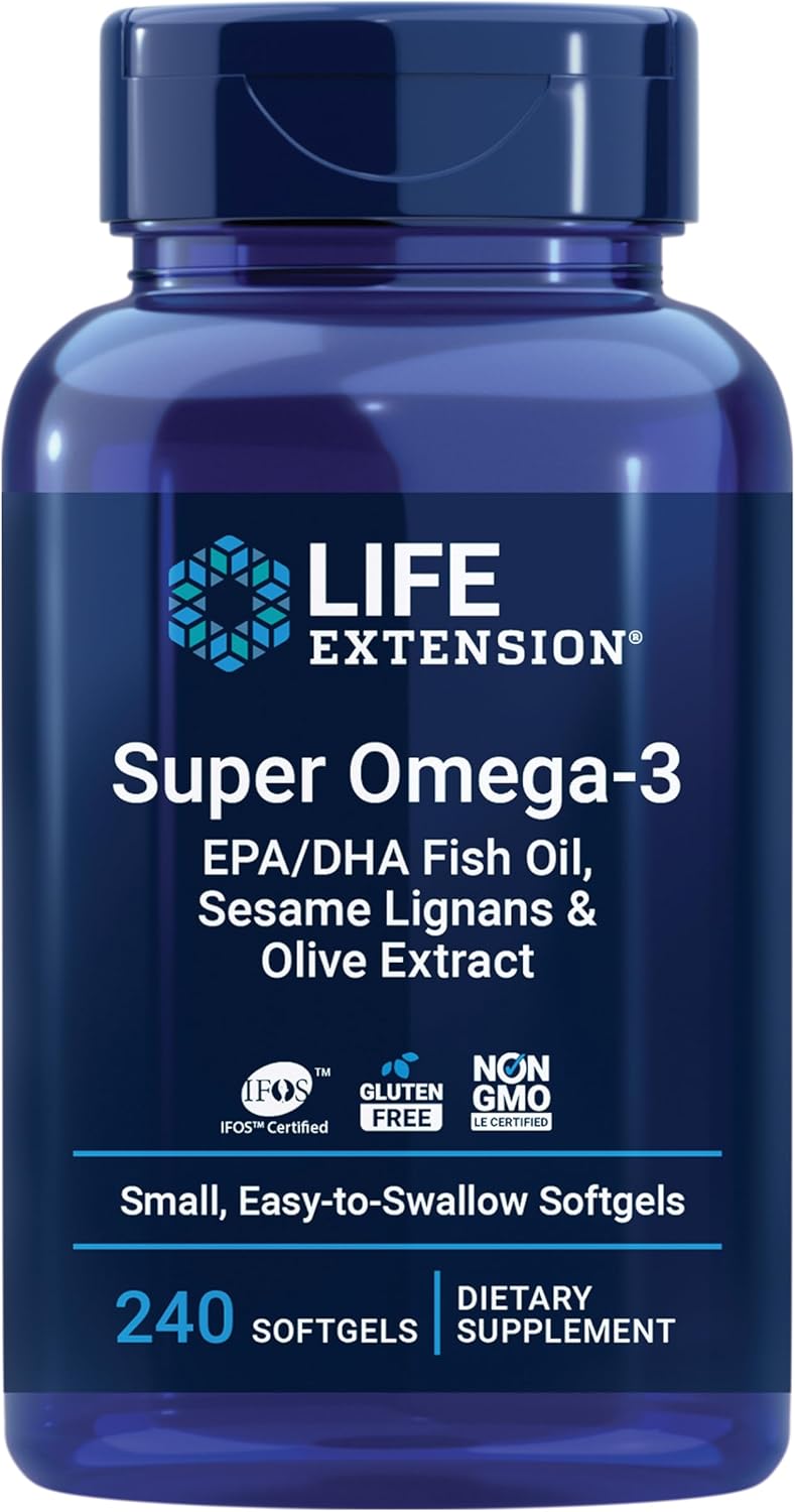 Super Omega 3 - 240 cápsulas - Life Extension