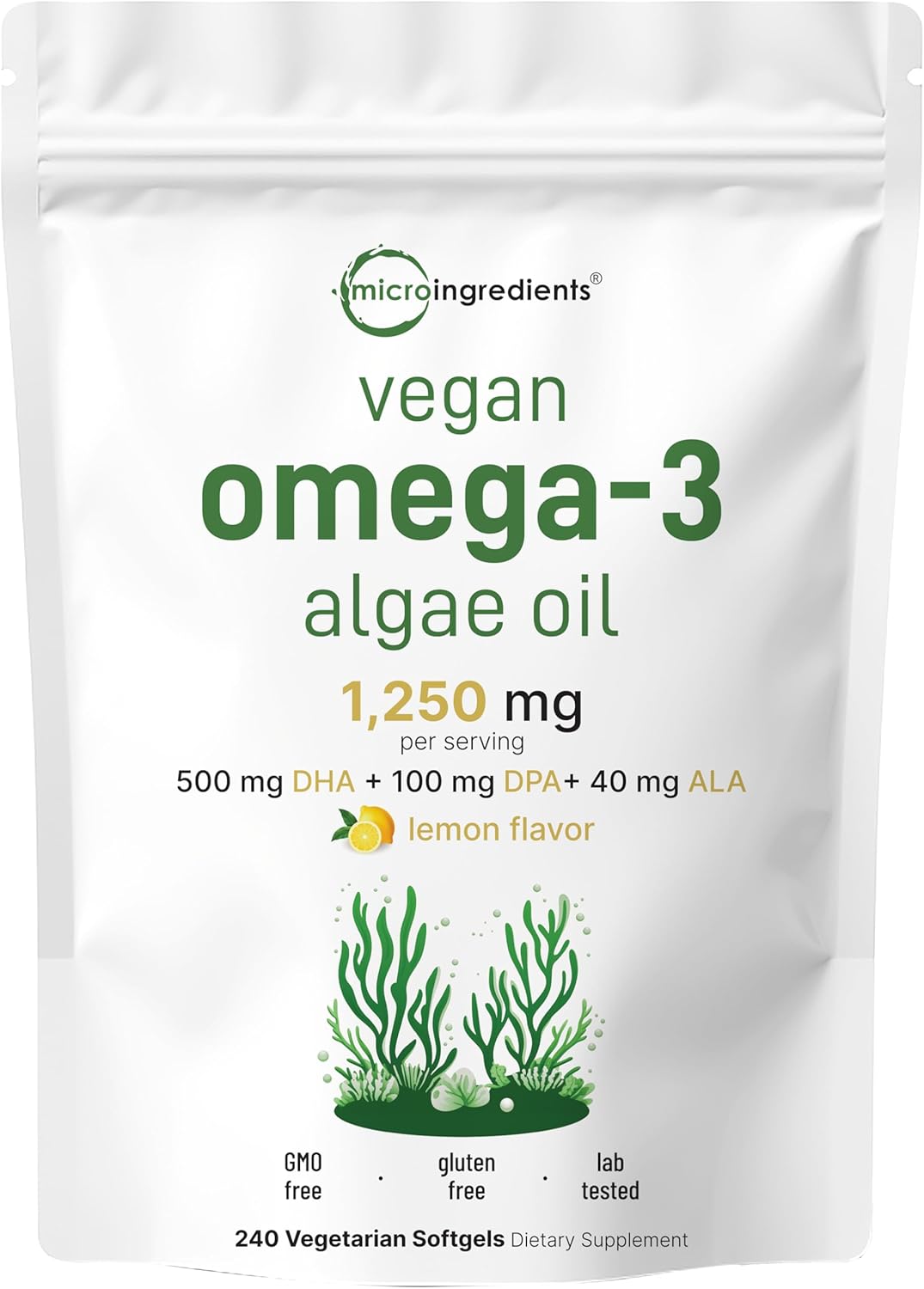 Omega 3 Vegano Aceite de Algas - Microingredients