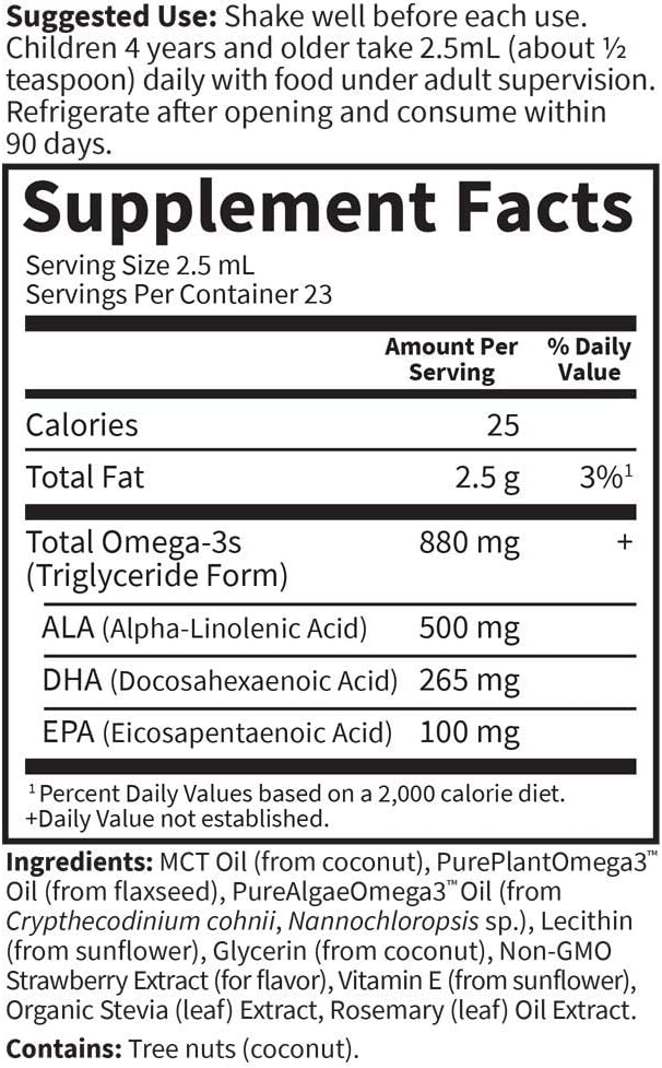 Omega 3 Kids Vegano Liquido - Garden of Life