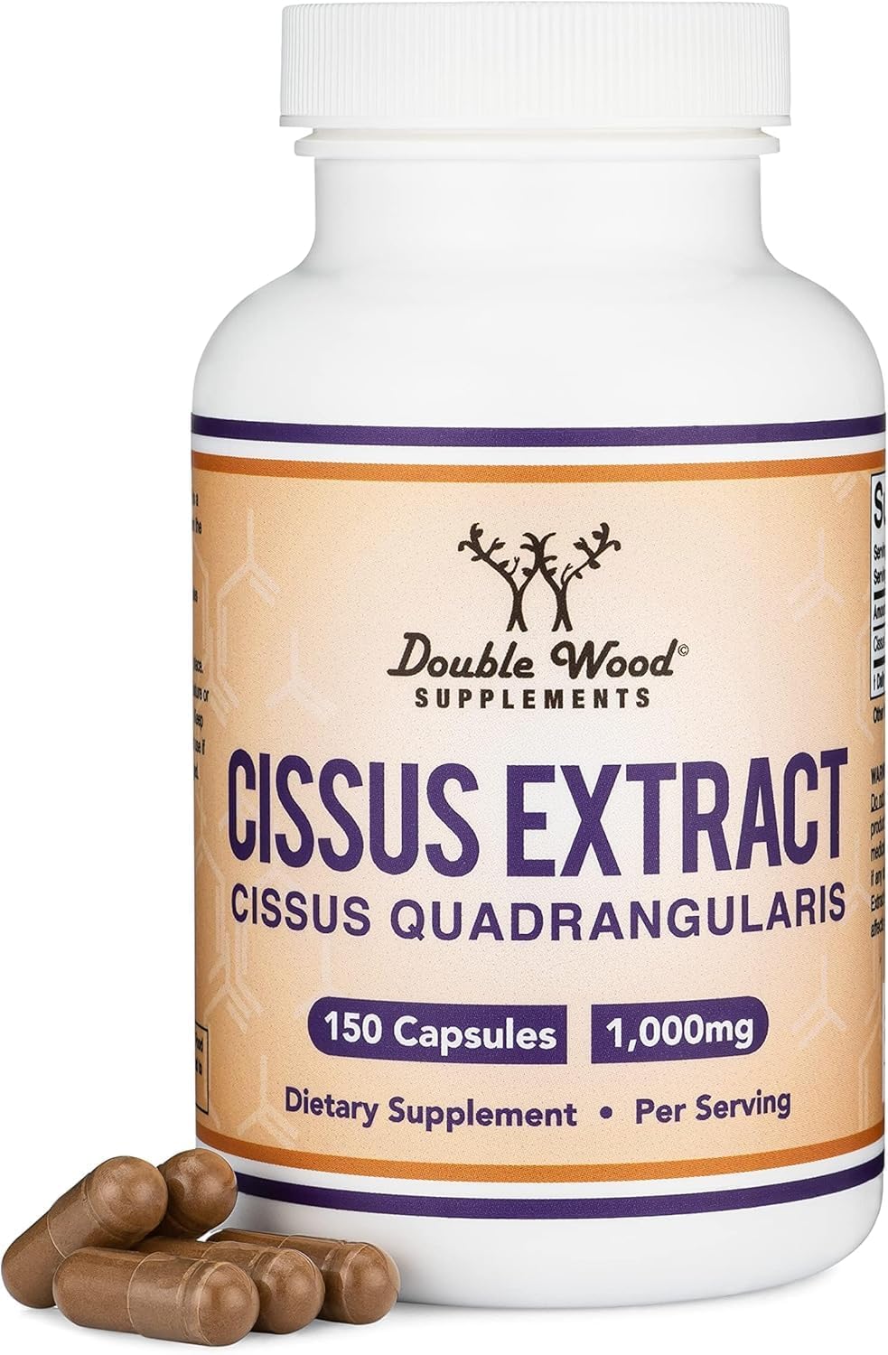 Extracto de Cissus Quadrangularis 1000mg - Double Wood