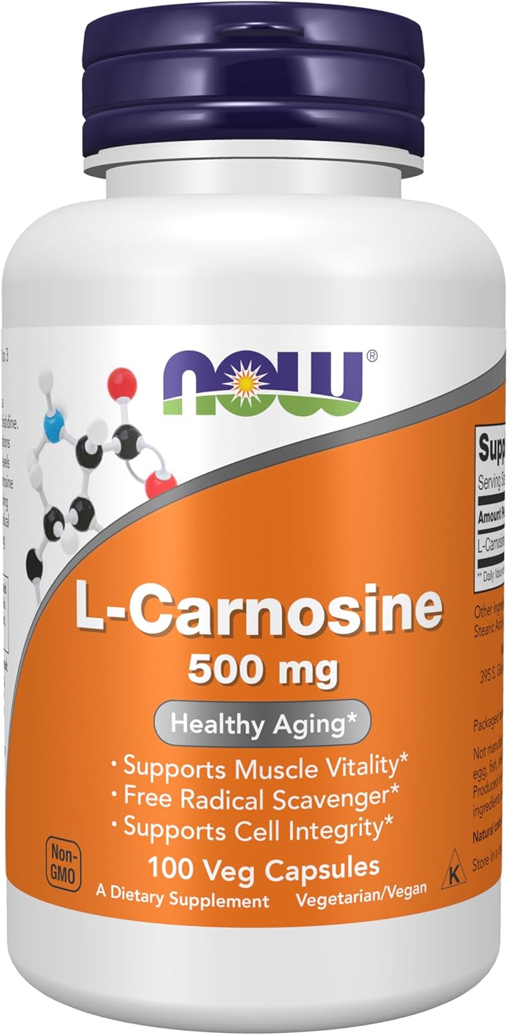 L Carnosina 500mg - NOW Foods