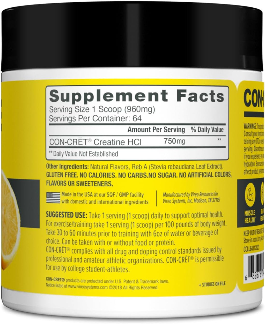 Creatina HCl Limon - CON-CRET